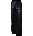 Hound Trousers - Wide PU - Black
