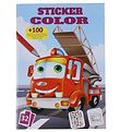 Megastar Colouring Book w. Stickers - 32 Pages - Cars