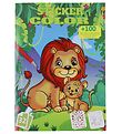 Megastar Colouring Book w. Stickers - 32 Pages - Animals