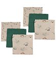 Pippi Muslin Cloths - 6-Pack - 65x65 cm - Deep Lichen Green