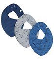 Pippi Baby Bib - 3-Pack - Vallarta Blue