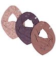 Pippi Baby Bib - 3-Pack - Burlwood