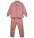 CeLaVi Thermo Set w. Fleece - Coated - Burlwood