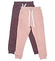 Minymo Sweatpants - Basic 37 - 2-Pack - Misty Rose