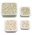 A Little Lovely Company Lunchbox Set - 4 pcs - Blossoms