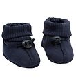 Smallstuff Krabbelschuhe - Wolle - Navy