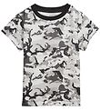 adidas Originals Stuttermabolur - Tee - Hvítt/grátt/Svart