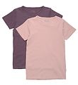 Minymo T-shirt - 2-Pack - Misty Rose