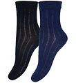 Minymo Chaussettes - 2 Pack - Total Eclipse