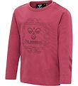 Hummel Blouse - hmlHelga T-Shirt l/S - Rouge Terre