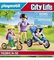 Playmobil City Life - Moeder met kinderen - 70284 - 17 Onderdele