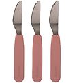 Filibabba Silicone Knives - 3-Pack - Rose