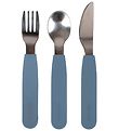 Filibabba Silicone Cutlery - Powder Blue