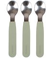 Filibabba Silicone Spoons - 3-Pack - Green