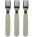 Filibabba Silicone Forks - 3-Pack - Green