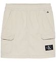 Calvin Klein Skirt - Corduroy Mini Skirt - Eggshell