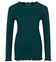 Rosemunde Bluse - Seide/Baumwolle - Deep Sea