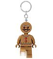 LEGO® Keychain w. Flashlight - LEGO® Gingerbread