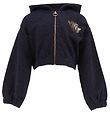 GANT Cardigan - Beschnitten - Evening Blue