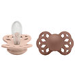 BIBS Infinity Pacifiers - 2-Pack - Size 2 - Symmetrical - Blush/