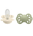 BIBS Infinity Pacifiers - 2-Pack - Size 2 - Symmetrical - Ivory/
