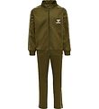 Hummel Tracksuit - hmlTrack - Dark Olive