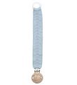 Smallstuff Pacifier Clip - Fishbone - Light Blue