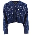 Emporio Armani Cardigan - Kurz geschnitten - Strick - Blau mit L