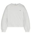 Tommy Hilfiger Bluse - Tommy Lace Bandstrick - Antik White