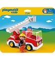 Playmobil 1.2.3 - Fire Truck With Ladder - 6967 - 2 Parts