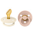 BIBS Colour Schnuller - 2er-Pack - Gr. 2 - Anatomisch - Ivory/Bl