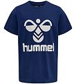 Hummel T-shirt - hmlTres - Sodalite Blue w. Logo