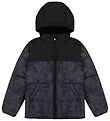 Champion Fashion Puffer Jacket - Black/Grey w. Pattern