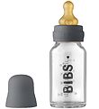 Bibs Feeding Bottle - Glass - 110 mL - Natural Rubber - Iron