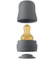 BIBS Flasknapp Set - 6 Delar - Naturgummi - Iron