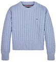 Tommy Hilfiger Blouse - Knitted - Cable Sweater - Pearly Blue