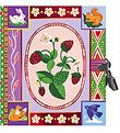 Eeboo Tagebuch m. Schloss - Erdbeere