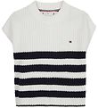 Tommy Hilfiger Weste - Nautisch Striped Weste SLVLS - Altes Weiß