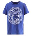 T-Shirt Versace - Bleu/Blanc Imprimé