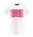 T-Shirt Versace - Blanc/Rose