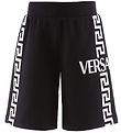 Shorts en Molleton Versace - Noir av. Blanc