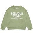 Vero Moda Mdchen Sweatshirt - VmBrenda - Reseda/Bonjour Paris