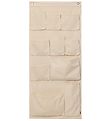 ferm Living Wall pockets - Canvas XL - 70x160 cm - Off-White