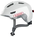 Abus Hjólahjálmur - Smiley 3.0 Ace LED - Glansandi White