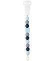 Nattou Pacifier Clip - Silicone - Navy