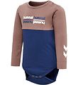 Hummel Bodysuit æ/s - hmlHans - Deep Taupe