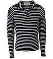 Hound Bluse - Rib Striped - Schwarz/Weiß