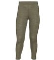 Engel Leggings - Wolle/Seide - Olive