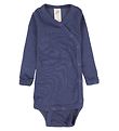 Engel Combinaison Cache-coeur m/l - Laine/Soie - Marine Blue