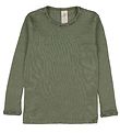 Engel Blouse - Laine/Soie - Olive